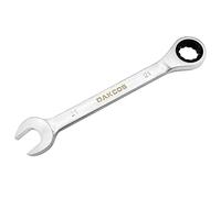 DAKCOS Fixed Head Ratchet Spanner 21mm Ratcheting Combination Wrench Chrome Vanadium Steel