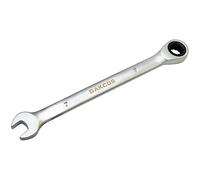 DAKCOS Fixed Head Ratchet Spanner 7mm Ratcheting Combination Wrench Chrome Vanadium Steel