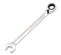 DAKCOS Fixed Head Reversible Ratchet Spanner 11mm Ratcheting Combination Wrench Chrome Vanadium Steel