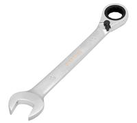 DAKCOS Fixed Head Reversible Ratchet Spanner 19mm Ratcheting Combination Wrench Chrome Vanadium Steel