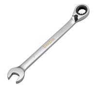 DAKCOS Fixed Head Reversible Ratchet Spanner 7mm Ratcheting Combination Wrench Chrome Vanadium Steel