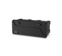 Daken Blackit L Toolbox Heavy Duty Trailer & Van Toolbox - 50.6L Lockable Plastic Storage Box, Water-Resistant, 750 × 300 × 355mm (Black)
