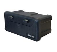 Daken Drawbar Box Blackit 2-550 x 250 x 295mm. / 2-21.6 x 9.8 x 11.6 inches. Trailer Box Tool Box Trailer Storage Box Tool Box 23L