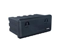 Daken Just 750 Heavy Duty Truck & Van Toolbox - 75L Lockable Plastic Storage Box, Water-Resistant, 750 × 350 × 450mm, Vehicle Tool Storage (Black)