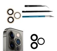 Dakexiong 12 Pro Rear Camera Lens Replacement for iPhone 12 Pro Back Camera Glass Lens Replacement with Repair Tool Kit, Anti-Lens Scratch