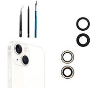 Dakexiong 13/13 Mini Back Camera Lens Replacement for iPhone 13/ iPhone 13 Mini Rear Camera Glass Lens Replacement with Repair Tool Kit, Anti-Lens Scratch