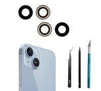 Dakexiong 14/14 Plus Rear Back Camera Glass Lens Replacement for iPhone 14/ iPhone 14 Plus Camera Glass Lens Replacement with Repair Tool Kit Set, Anti-Lens Scratch