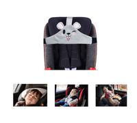 Dakexiong Baby Car Seat Head Support, Safe Carseat Headrest Band, Head Strap for Car Seat Sleep Positioner Fixed Belt Car Seat Neck Protection Belt for Toddler Child Children Kids Infant(Grey)