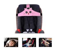 Dakexiong Baby Car Seat Head Support, Safe Carseat Headrest Band, Head Strap for Car Seat Sleep Positioner Fixed Belt Car Seat Neck Protection Belt for Toddler Child Children Kids Infant(Pink)