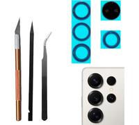Dakexiong Galaxy S25 Ultra Rear Camera Glass Lens Replacement for Samsung Galaxy S25 Ultra with Professional Repair Tool Kit