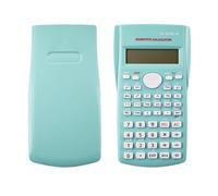 Dakexiong KK-82MS-D Portable Scientific Calculator Engineering Scientific Functional Calculator with 240 Functions Two-Line Display for School Supplies Students Teachers Business Office Home,Green