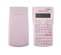 Dakexiong KK-82MS-D Portable Scientific Calculator Engineering Scientific Functional Calculator with 240 Functions Two-Line Display for School Supplies Students Teachers Business Office Home,Pink