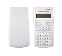 Dakexiong KK-82MS-D Portable Scientific Calculator Engineering Scientific Functional Calculator with 240 Functions Two-Line Display for School Supplies Students Teachers Business Office Home,White