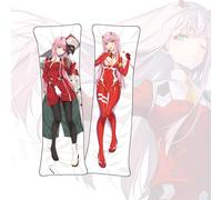 Dakimakura DARLING in the FRANXX Zero Two Anime Body Pillow Cover Dakimakura Short Plush Fabric Throw Pillowcase