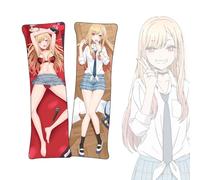 Dakimakura Kitagawa Marin《My Dress-Up Darling》Anime Dakimakura Otaku wives or husbands Life Size Double Sided Body Pillow Cover 50cmx150cm-2-WT Kitagawa Marin-C