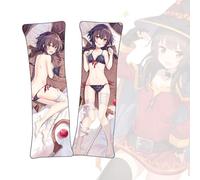 Dakimakura Konosuba Megumin Anime Body Pillow Cover Dakimakura Short Plush Fabric Throw Pillowcase