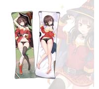Dakimakura Konosuba Megumin Anime Body Pillow Cover Dakimakura Short Plush Fabric Throw Pillowcase