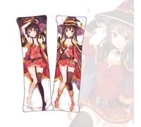 Dakimakura Konosuba Megumin Anime Body Pillow Cover Dakimakura Short Plush Fabric Throw Pillowcase