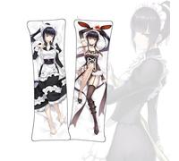 Dakimakura Overlord Narberal Gamma Anime Body Pillow Cover Dakimakura Short Plush Fabric Throw Pillowcase