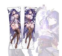 Dakimakura Raiden Ei《Genshin Impact》Anime Dakimakura Otaku wives or husbands Life Size Double Sided Body Pillow Cover