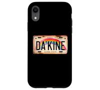 Da'Kine Hawaiian Pidgin Retro Hawaii License Plate Rainbow Case for iPhone XR