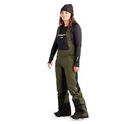 Dakine Womens Stoker Gore-Tex 3-Layer Ski/Snowboard Bibs, Peat Green, X-Large