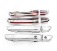 Dakitita Exterior Accessories ABS Chrome Door Handle Covers Trim for Honda Civic LHD 2016-2021 Scratch Protector Decor Caps (2 Smart Enter Holes)