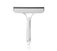 DAKLOP 3-in-1 Window Squeegee with Integrated Spray Bottle, Sponge Wiper and Silicone Scraper Edge, Shower Squeegee, for Shower, Bathroom, Mirror, Glass Cleaning, Tiles (25.7 x 21.5 cm)