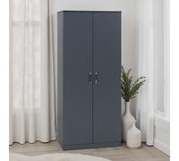 Seconique Dakota 2 Door Wardrobe Dark Grey