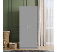 Dakota 2 Door Wardrobe - Light Grey
