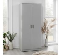 Seconique Dakota 2 Door Wardrobe Light Grey