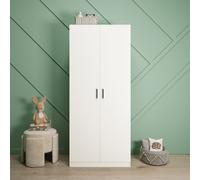Dakota 2 Door Wardrobe - White