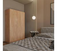 Dakota 3 Door Wardrobe - Oak Effect