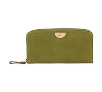 Dakota 31363 Arbre Long Wallet with Round Zipper, Long Wallet, Cowhide Leather, Women's, Genuine Leather, 50: Green