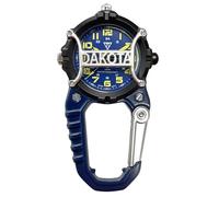 Dakota Analog Caged Clip, Flashlight, Fob Watch, Premium Quality Outdoor Gifts for Men, Use for Field and Work, Pocket Watch, Tactical with LED Flashlight with or Without Dial Protector - Blue