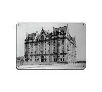 Dakota Apartments Retro Poster Metal Tin Sign Chic Art Retro Iron Painting Bar People Cave Cafe Family Garage Poster Wall Decoration 8x12inch(20x30cm)