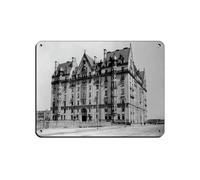 Dakota Apartments Retro Poster Metal Tin Sign Chic Art Retro Iron Painting Bar People Cave Cafe Family Garage Poster Wall Decoration 12x16inch(30x40cm)