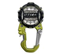 Dakota Bottle Opener Cage Clip, Premium Durability Outdoor Gifts for Men, Use for Field and Work, Quality Pocket Watch, Fob Tactical Watch with LED Flashlight, Dial Protector - Neon Green - Dial Cage