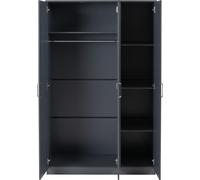 Dakota Dark Grey Bedroom Furniture Sets, Trio Set, Chest Draw, Wardrobes Bedside