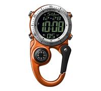 Dakota Digital Backpacker Clip, Quality Pocket and Fob Watch, Alarm, Stopwatch, Timer and Dual Time, Premium Durability Outdoor Gifts for, Tactical Digital Watch