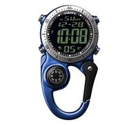 Dakota Digital Clip, Quality Pocket and Fob Watch, Alarm, Stopwatch, Timer and Dual Time, Premium Durability Outdoor Gifts for Men and Women, Tactical Digital Watch