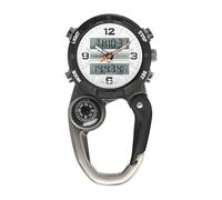 Dakota Digital Clip, Quality Pocket Watch, Fob Alarm, Stopwatch, Timer and Dual Time, Premium Durability Outdoor Gifts for Men, Use for Fishing Hunting, and More, Tactical Digital, Clip On Watch