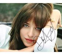 Dakota Johnson Autograph Signed A4 Photo 1