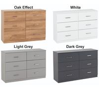 Dakota Light Grey Bedroom Furniture Range Quality Wardrobe Chest Bedside