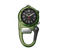 Dakota Mini Clip Microlight Carabiner Watch and Money Clip Multitool Combo Gift Set (Antique Brass/Silver)