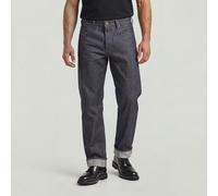 Dakota Regular Straight Selvedge Jeans - Dark blue - Men 29-30