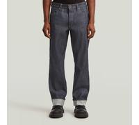 Dakota Regular Straight Selvedge Jeans - Dark blue - Men 36-32