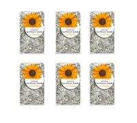 Dakota Salted Black Sunflower Seeds Extra-Large Roasted, 300g, pack of 6 | Toasted Aroma, Easy-Crack Shell, Meaty Kernel, Balanced Salt Finish, Elongated Shape