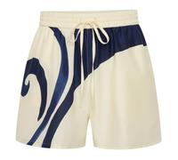 Dakota Silk Shorts Ecru