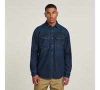 Dakota Slim Denim Shirt - Dark blue - Men XXS